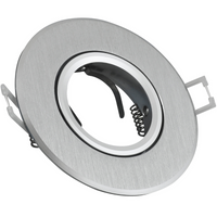 Bewegliche runde Deckenleuchte WEST OPAL Silber GOLDLUX (Polux)