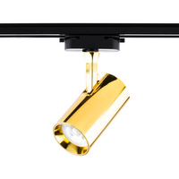 GU10 GOLD Stromschienenstrahler für einphasige Stromschienen Verstellbare Stromschienenleuchte SPOT-Lampe