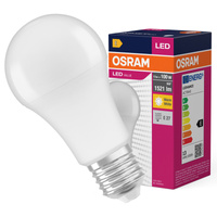 LED-Lampe A60 E27 13W = 100W 1521lm 2700K Warm 180° VALUE CLASSIC Osram
