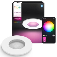 Einbauleuchte LED Hermetic IP44 Badezimmerleuchte 4.2W 400lm IP44 Weiß und Farbe Ambiance RGB + TW Weiß Smart SMART Zigbee Bluetooth Xamento Philips HUE