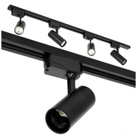 1-Phasen Stromschienenleuchte + Strahler 4x GU10 1m Schwarz Nextrack Go Kobi