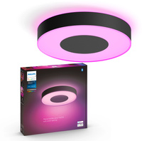 LED-Deckenleuchte INFUSE L Schwarz 52.5W CCT RGB PHILIPS HUE Bluetooth Zigbee