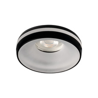Deckeneinbauleuchte ELICEO-DSO GU10/GU5,3 Rund Weiß/Schwarz KANLUX