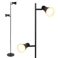 Stehleuchte 7W 2x LED BERG schwarz 3000K GOLDLUX (Polux)