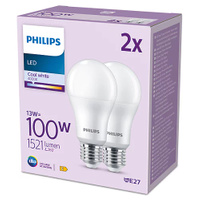 Set mit 3x E27 A67 LED-Glühbirne 13W = 100W 1521lm 4000K Neutral 180° PHILIPS