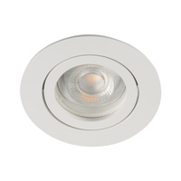 DALLA GU5.3/GU10 12AC/DC Deckeneinbauleuchte Circular Movable Weiß KANLUX