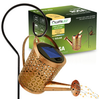 LED Solar-Gartenleuchte ROSA Kupfer IP44 3000K LUMILED