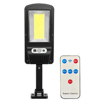 Solar LED Parkplatz Straßenlampe 5W 250lm 6500K IP65 Bewegungssensor + Griff + Fernbedienung