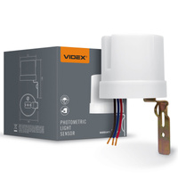 Photometrischer Dämmerungssensor für den Außenbereich 25A Weiß IP44 VL-SN03 Videx