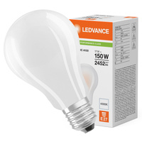 LED Lampen A70 E27 17W = 150W 2452lm 4000K Neutralweiß FILAMENT LEDVANCE