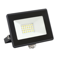 LED Fluter 20W 1600lm 6500K 120° IP65 Schwarz GOLDLUX (Polux)