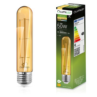 LED Lampen E27, Glühbirne ST64 6W = 50W 660lm 360° 3000K warm Glühfaden LUMILED