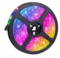 LED-Streifen SMD 5050 7.2W/m 30LED/m 12V Mehrfarbig RGB IP20 Rolle 5m Ecolight