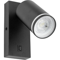 GU10 RING Wandleuchte mit schwarzem Schalter