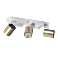 Wandleuchte Deckenleuchte Verstellbar LED GU10 Rund Weiß Gold Laurin Kanlux