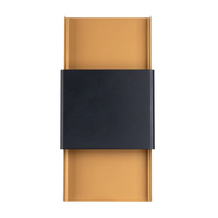 Wandleuchte DURLIN 2xG9 Gold Schwarz Modern SOLLUX