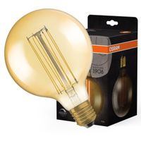Dekorative Leuchtmittel E27 G125 8,8W = 60W 806lm 2200K Warm 320° Filament dimmbar OSRAM Vintage 1906