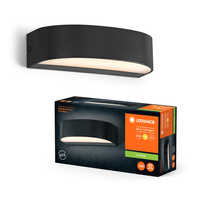 Gartenleuchte LED-Fassadenwandleuchte 7.6W 450lm 3000K IP65 Endura Ledvance grau
