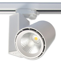 LED-Schienenleuchte 30W 3000K für 3-Phasen-Schienen weiß