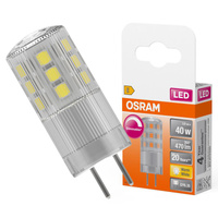 LED-Kapsel-Glühbirne GY6.35 3.8W = 40W 470lm 2700K Warm 12V 320° Dimmbar LED PIN Osram