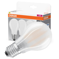 3x LED Lampen E27 A60 7,5W = 75W 1055lm 2700K Wärme 300° Filament OSRAM BASE
