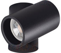 Aufputz-Halogen-SPOT-TUBA-Leuchte rund beweglich GU10 Schwarz BLURRO Kanlux