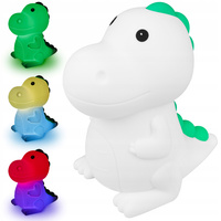 Kinder LED Dinosaurier dekorative Nachtlicht 2.5W 25lm 3000K Warm RGB 360° Weiß Masterled