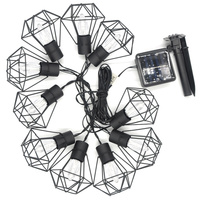 Solar-Girlanden-Hängegarten-LED-Lampe ROMB 3000K warme Farbe