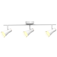 Bewegliche und verstellbare Decken- und Wandleuchte 12,6W LED BERG 3 weiß 3000K GOLDLUX (Polux)