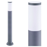 Gartenlampe LED-Mast E27 OSLO TUBA GOLDLUX (Polux) HOCHGRAU 100cm