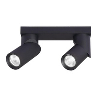 Wandleuchte 2xGU10 LED beweglich schwarz