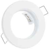 Einbaustrahler GU10, MR16 Einbauspot HALOGEN Runde Fest Weiß Blech LUMILED