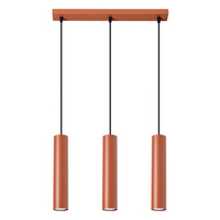 Decke Hängelampe Tuba Spot 3x GU10 Ocker Rot Lagos Ozean Grün SL.1491 Sollux
