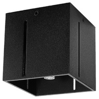 PIXAR-Anbauleuchte G9 Cube Schwarz SOLLUX