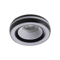 ELICEO-ST GU10/GU5.3 Rund Schwarz/Weiß KANLUX Deckeneinbauleuchte