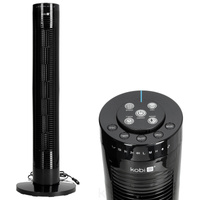 Säulenventilator Rohr Luftzirkulator Stehend Wind Fan Weiß 81cm 45W