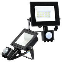 LED-Flutlicht Halogen 10W 735lm 4000K IP65 Bewegungsmelder Schwarz MH Kobi