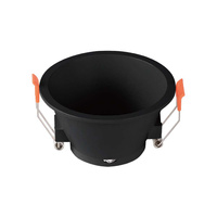 Deckenleuchte Unterputz GU10 rund schwarz VT-925 V-TAC