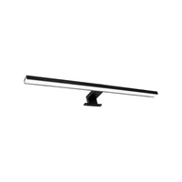 LED Badezimmer Wandleuchte 12W 1350lm 4000K Neutral 120° Schwarz IP44 SAMOS Sanico Goldlux