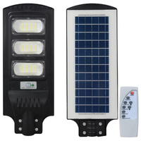 LED Fluter 200-1000lm 6000K IP65 10W Solar Schwarz mit Bewegungs- und Dämmerungssensor + Fernbedienung STREET-9 GOLDLUX (Polux)