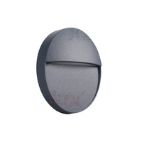 Außengartenleuchte DULI LED 4W 4000K IP54 Aufbauleuchte rund Graphit Kanlux