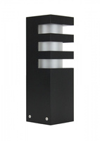 Außenstehende Gartenleuchte RADO 3 BL E27 25cm Su-Ma