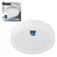 LED-Panel Deckenleuchte 6W 480lm 4000K neutralweiße Anbauleuchte Rund weiß Proma Masterled