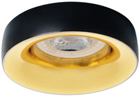 Halogen-Deckenleuchte ELNIS L MR16 GU10 schwarz und gold Kanlux