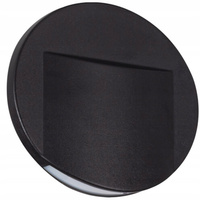 LED-Treppenleuchte Erinus O 0,8W 4000K Neutralschwarz KANLUX