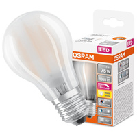 LED-Lampe E27 A60 7.5W = 75W 1055lm 2700K Warm 300° CRI90 Glühfaden Dimmbar OSRAM SUPER STAR+