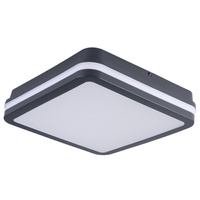 Plafond LED-Deckenleuchte 30W 2940lm CCT IP65 Anbauleuchte Graphit BENO KANLUX