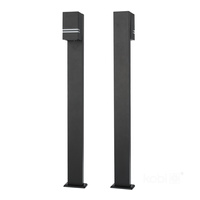 LED-Gartenleuchte QUAZAR 12 GU10 IP44 KOBI ALUMINIUM SCHWARZ