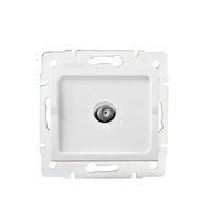 F-Antennensteckdose weiß LOGI KANLUX