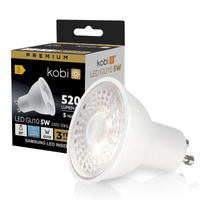 LED GU10 Reflektor Glühbirne 5W 450lm 6500K Kalt 80° Premium Kobi